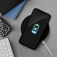 Samsung Galaxy A42 5G Coque Silicone Élégant  Noir