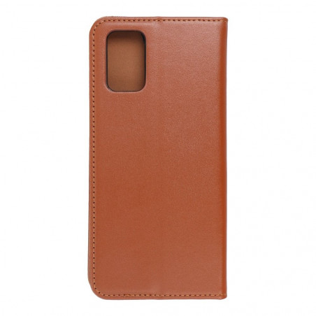 Samsung Galaxy A02s Portefeuilles Leather case SMART PRO Élégant Brun