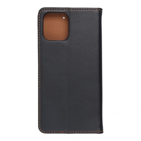 Apple iPhone 12 Portefeuilles Leather case SMART PRO Élégant  Noir 