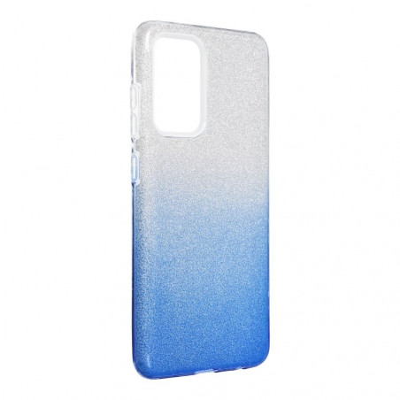 Samsung Galaxy A52 5G Coque Shining Transparent et bleu