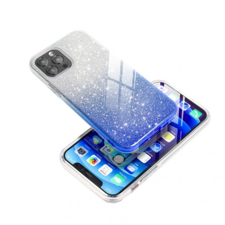 Samsung Galaxy A52s 5G Coque Shining Transparent et bleu