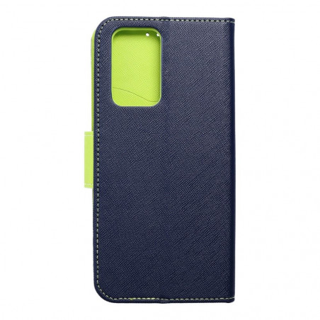 XIAOMI Redmi Note 10 Pro Max Portefeuilles Fancy Book Marine / Citron vert