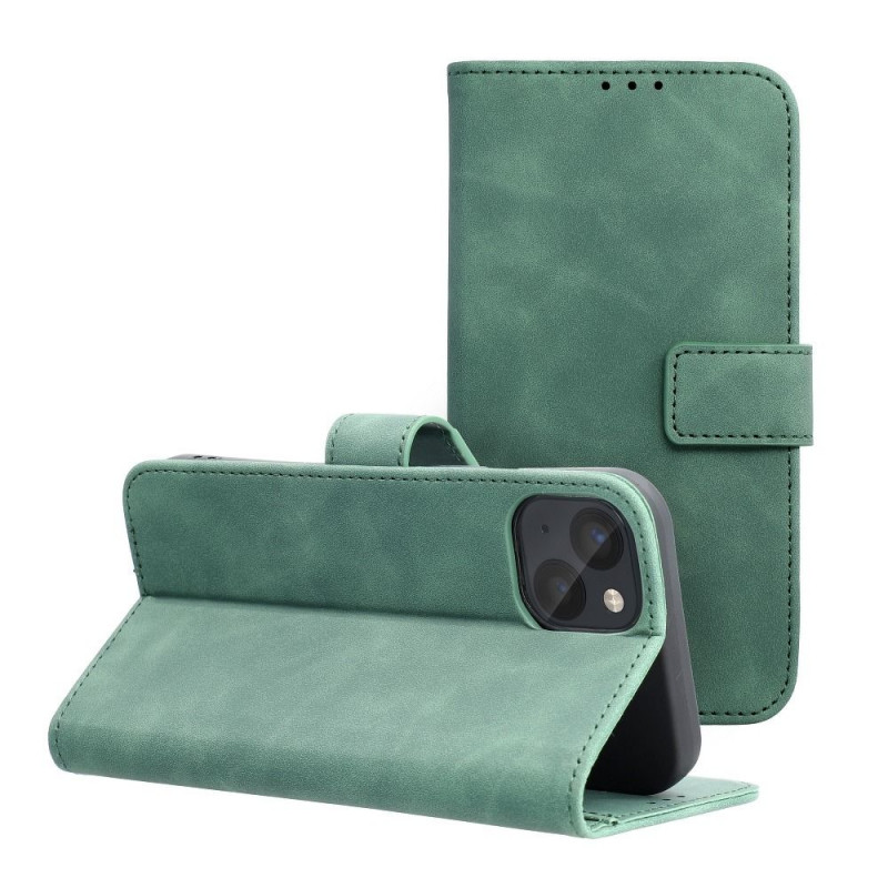 Apple iPhone 13 Portefeuilles TENDER Book Vert