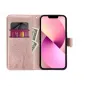 Samsung Galaxy A03 Portefeuilles MEZZO Book Arbre  Or rose