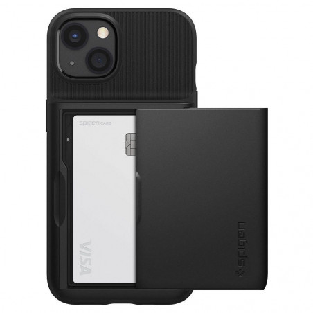 Apple iPhone 13 Coque Spigen Slim Armor CS Noir