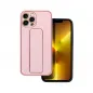 Apple iPhone 13 Pro Coque LEATHER Case Kickstand Rose