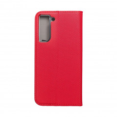 Samsung Galaxy S21 FE 5G Portefeuilles Smart Case Book Rouge