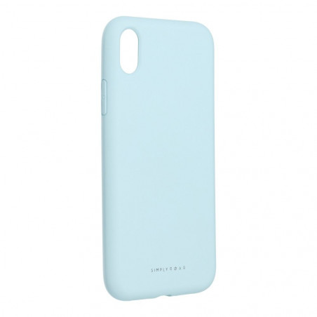 Apple iPhone XR Coque Roar Space Monochromatique, Élégant  Bleu ciel