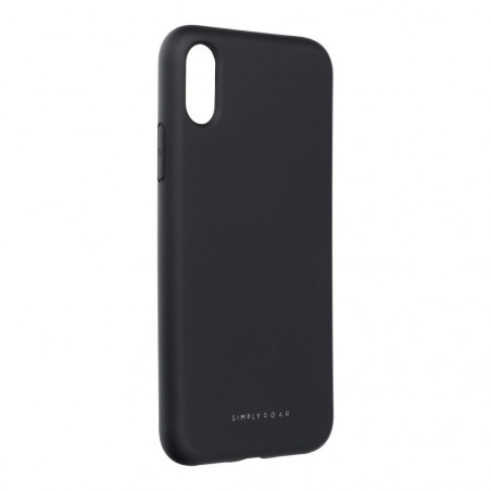 Apple iPhone X Coque Roar Space Monochromatique, Élégant  Noir