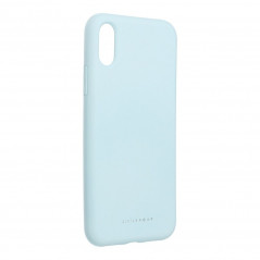 Apple iPhone X Coque Roar Space Monochromatique, Élégant  Bleu ciel