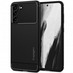 Samsung Galaxy S21 FE 5G Coque Spigen Armor Fibre de carbone, Élégant  Noir