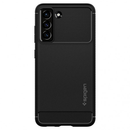 Samsung Galaxy S21 FE 5G Coque Spigen Armor Fibre de carbone, Élégant  Noir