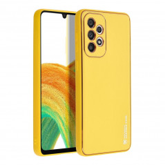 Samsung Galaxy A33 Coque Leather Jaune