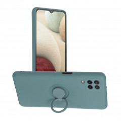 Samsung Galaxy A12 Coque Silicone ring Vert