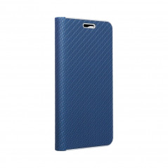 Samsung Galaxy A33 Portefeuilles LUNA Book Carbon Fibre de carbone, Élégant  Bleu