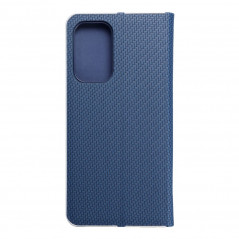 Samsung Galaxy A33 Portefeuilles LUNA Book Carbon Fibre de carbone, Élégant  Bleu