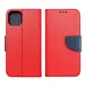 Samsung Galaxy S22 Ultra Portefeuilles Fancy Book Rouge / Marine
