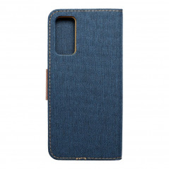 Samsung Galaxy S20 FE 5G Portefeuilles Canvas Book Bleu marine