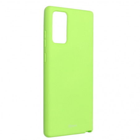 Samsung Galaxy Note 20 Coque Roar Colorful Jelly Vert citron