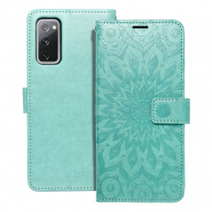 Samsung Galaxy S20 FE 5G 2022 Portefeuilles MEZZO Book Mandala  Vert