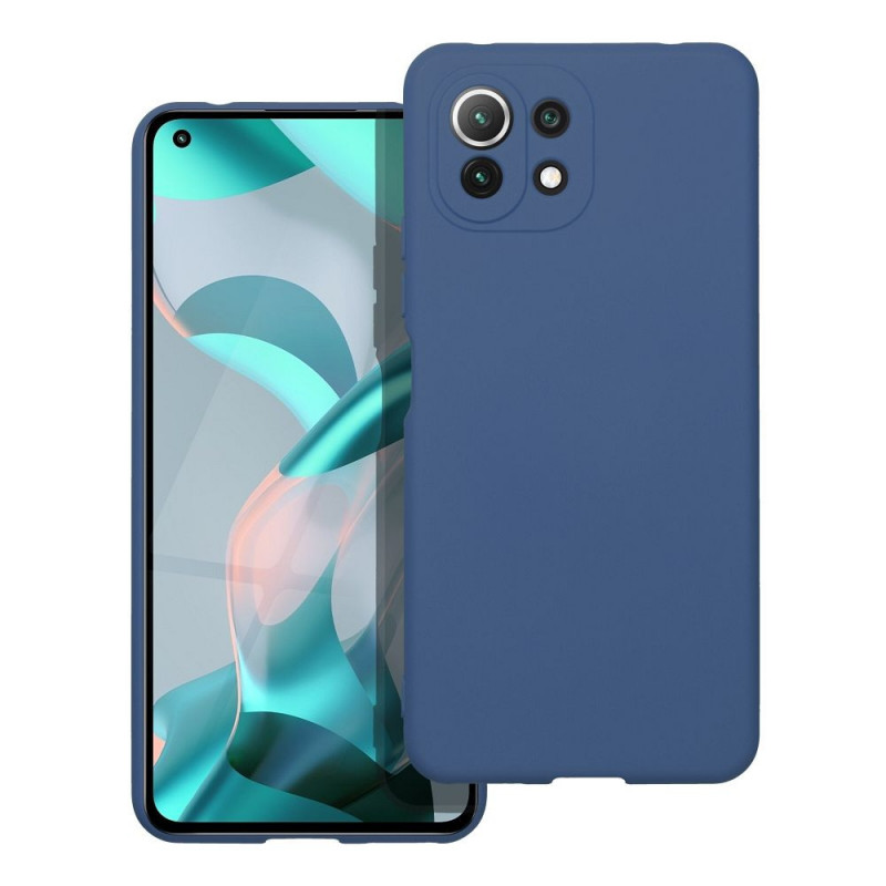 XIAOMI Mi 11 Lite 5G NE Coque Silicone Élégant  Bleu