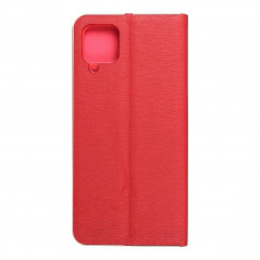 Samsung Galaxy A12 Portefeuilles LUNA Book Gold Élégant  Rouge