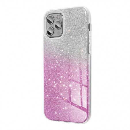 Samsung Galaxy A52s 5G Coque Shining Transparent et rose