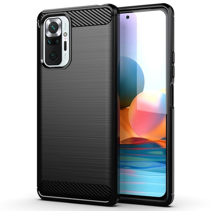 XIAOMI Redmi Note 10 Pro Max Coque Carbon Élégant  Noir
