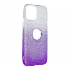 Apple iPhone 11 Pro Coque Shining Transparent et violet