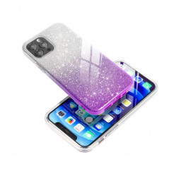 Apple iPhone 11 Pro Coque Shining Transparent et violet
