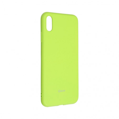 Apple iPhone XS Coque Roar Colorful Jelly Vert citron
