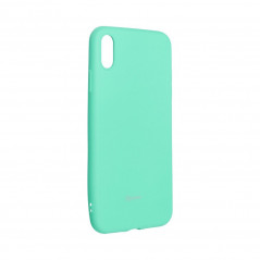 Apple iPhone XS Coque Roar Colorful Jelly Couleur menthe
