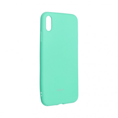 Apple iPhone XS Coque Roar Colorful Jelly Couleur menthe