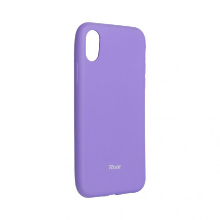 Apple iPhone XS Coque Roar Colorful Jelly Violet (Purple)