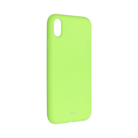 Apple iPhone XR Coque Roar Colorful Jelly Vert citron
