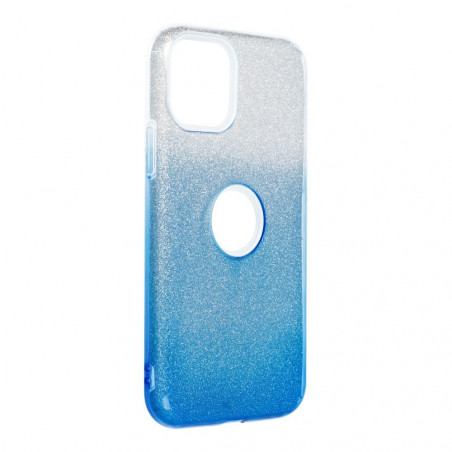 Apple iPhone 11 Pro Coque Shining Transparent et bleu