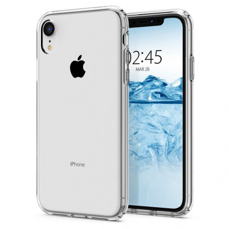 Apple iPhone XR Coque Spigen Liquid Crystal Clair comme du cristal Transparent