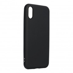 Apple iPhone XS Coque Silicone Élégant  Noir