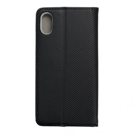 Apple iPhone XS Portefeuilles Smart Case Book Noir