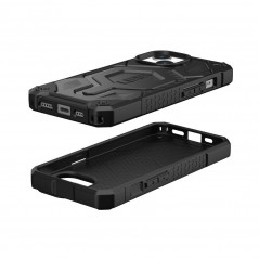Apple iPhone 15 Coque Urban Armor Gear Monarch Pro MagSAFE  Noir kevlar