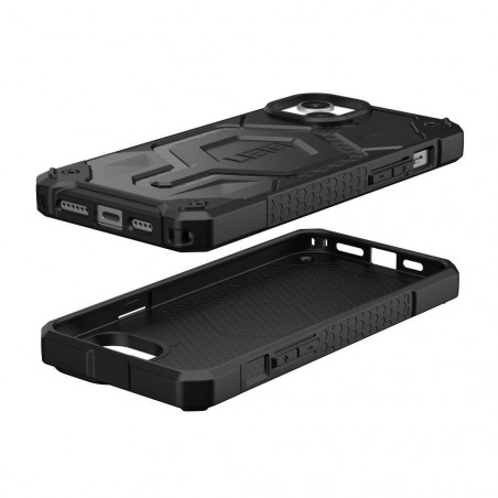 Apple iPhone 15 Plus Coque Urban Armor Gear Monarch Pro MagSAFE  Noir kevlar