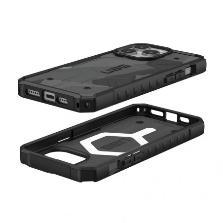 Apple iPhone 15 Pro Max Coque Urban Armor Gear Pathfinder Étui haut de gamme  MagSAFE  Camouflage géo