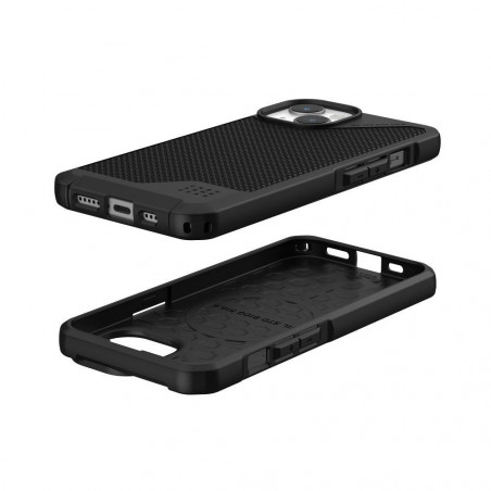 Apple iPhone 15 Coque Urban Armor Gear Metropolis LT Étui haut de gamme  Noir kevlar