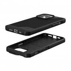 Apple iPhone 15 Pro Max Coque Urban Armor Gear Metropolis LT Étui haut de gamme  Noir kevlar