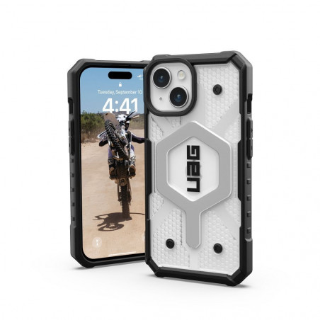 Apple iPhone 15 Coque Urban Armor Gear Pathfinder Étui haut de gamme  MagSAFE  Glace