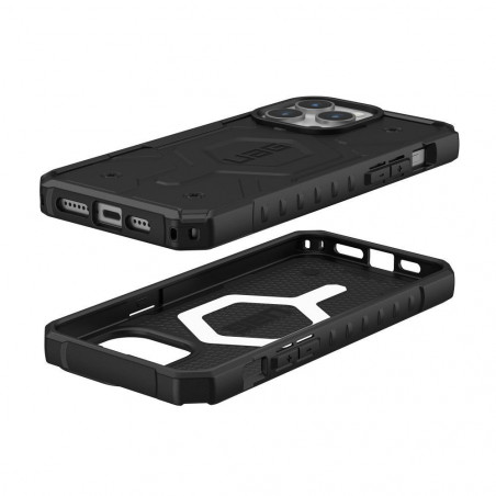 Apple iPhone 15 Pro Max Coque Urban Armor Gear Pathfinder Étui haut de gamme  MagSAFE  Noir