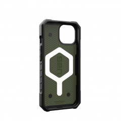 Apple iPhone 15 Coque Urban Armor Gear Pathfinder Étui haut de gamme  MagSAFE  Olive
