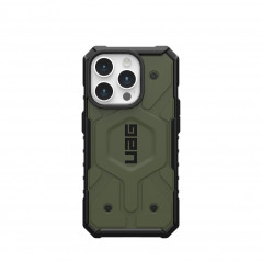 Apple iPhone 15 Pro Coque Urban Armor Gear Pathfinder Étui haut de gamme  MagSAFE  Olive