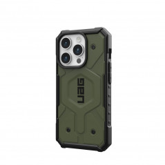 Apple iPhone 15 Pro Coque Urban Armor Gear Pathfinder Étui haut de gamme  MagSAFE  Olive