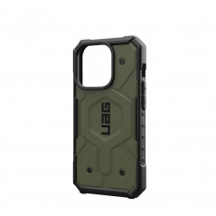 Apple iPhone 15 Pro Coque Urban Armor Gear Pathfinder Étui haut de gamme  MagSAFE  Olive